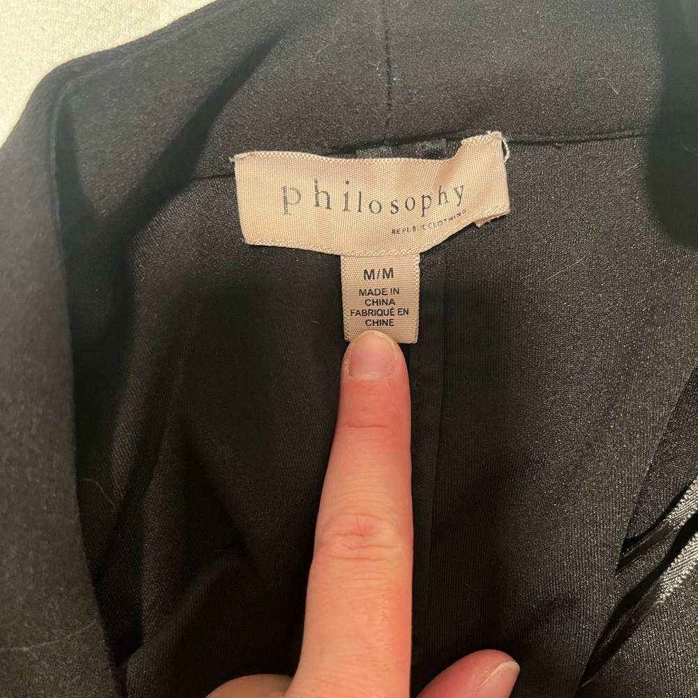 Philosophy Charcoal Jacket